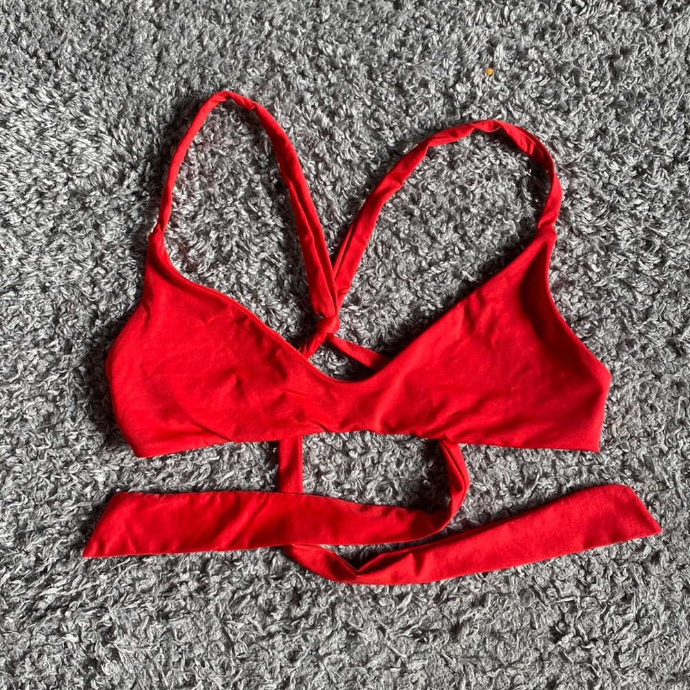 Frankie’s bikini red top XS